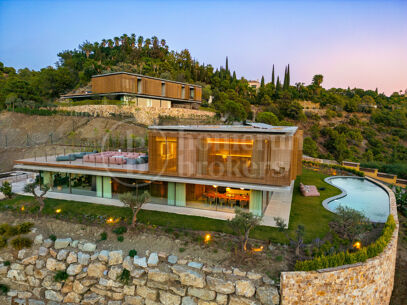 Villa Alia - Mästerverk med panoramautsikt över havet och banbrytande design i El Madroñal