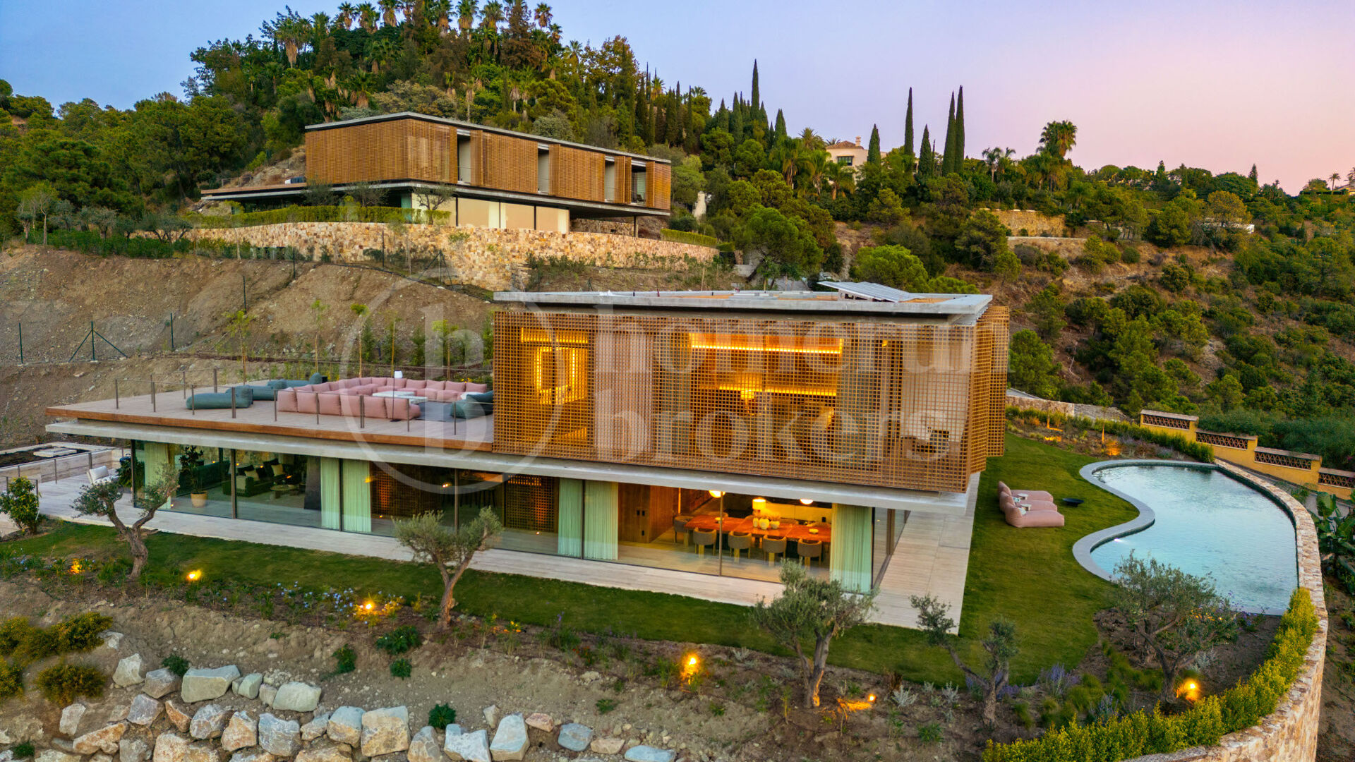 Villa Alia - Mästerverk med panoramautsikt över havet och banbrytande design i El Madroñal