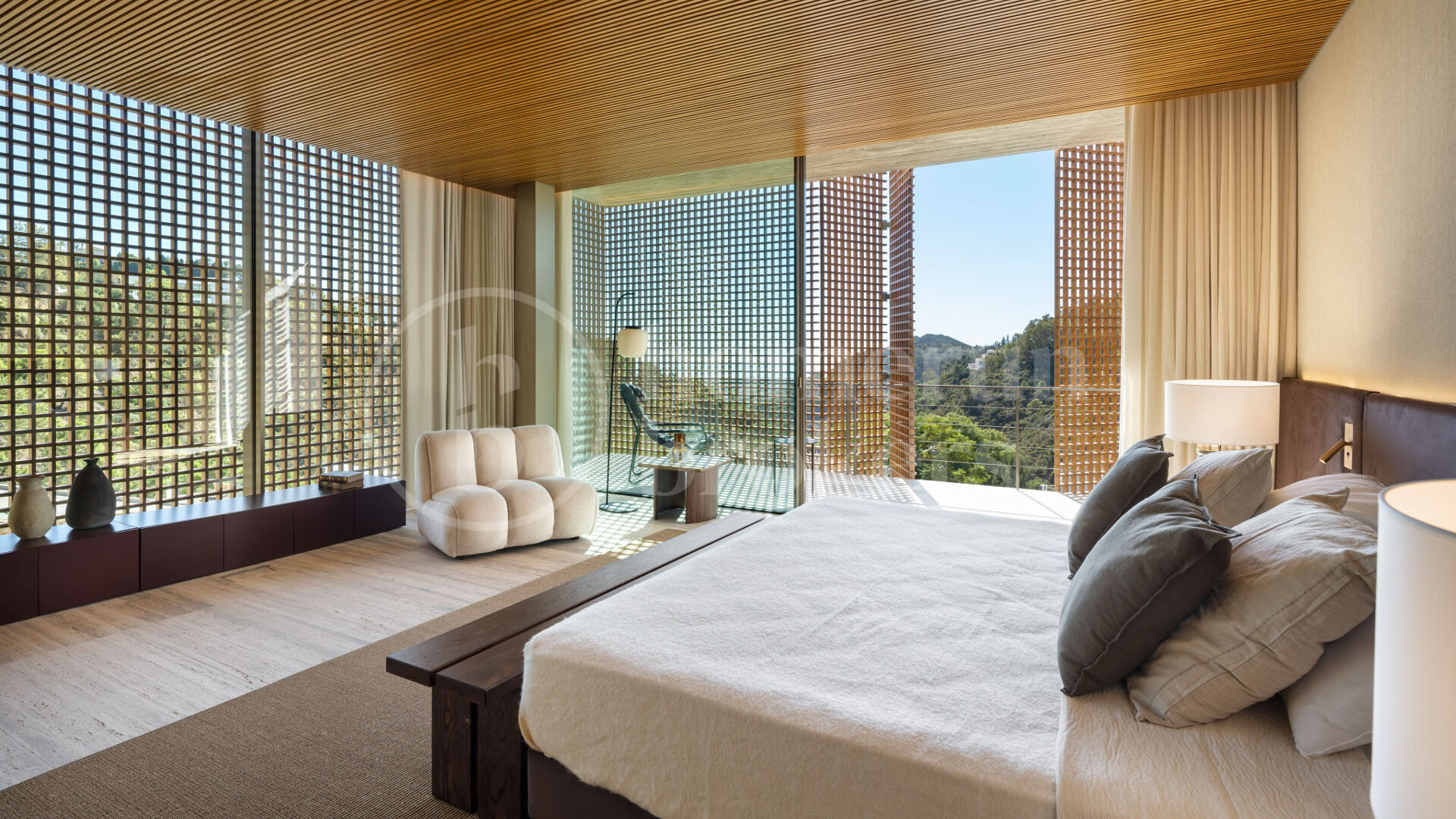 Villa Alia - Mästerverk med panoramautsikt över havet och banbrytande design i El Madroñal