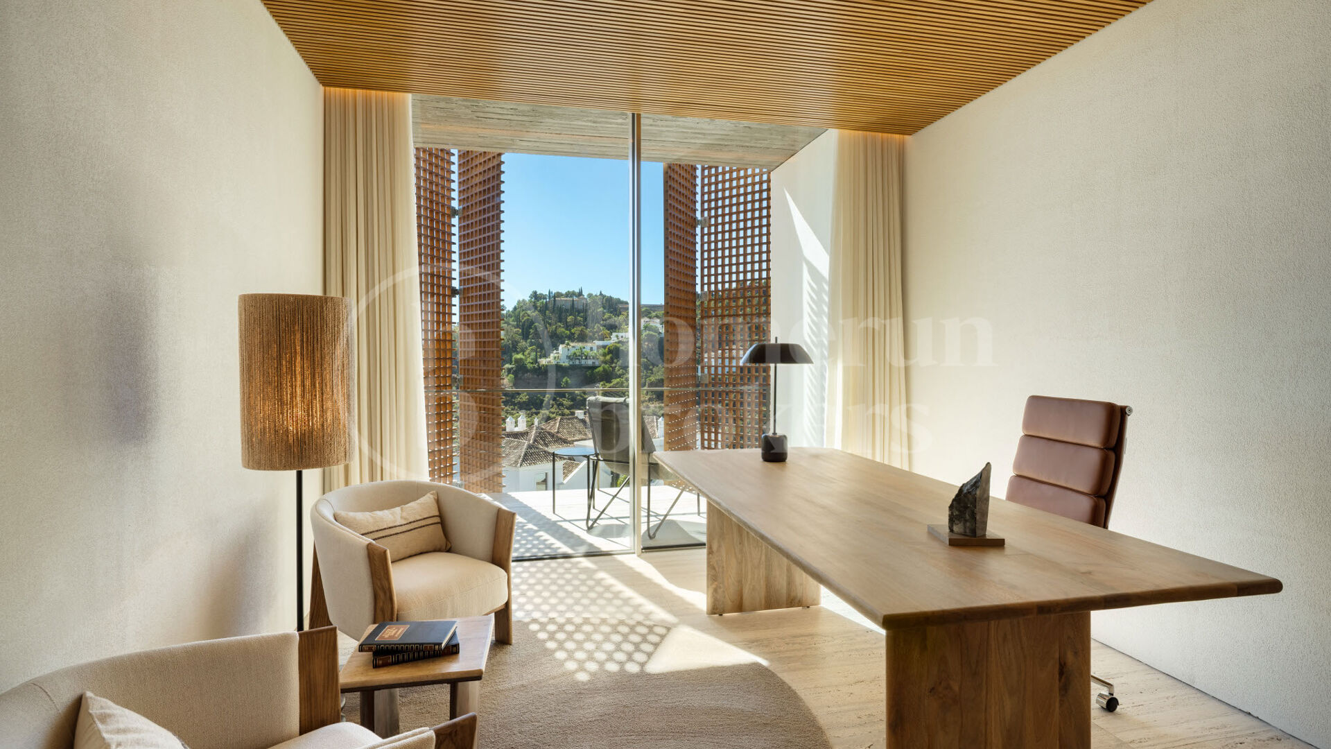 Villa Alia - Mästerverk med panoramautsikt över havet och banbrytande design i El Madroñal