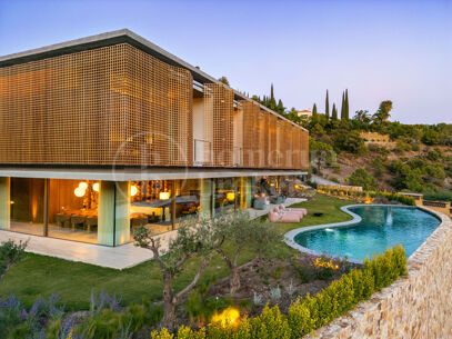 Villa Alia - Mästerverk med panoramautsikt över havet och banbrytande design i El Madroñal