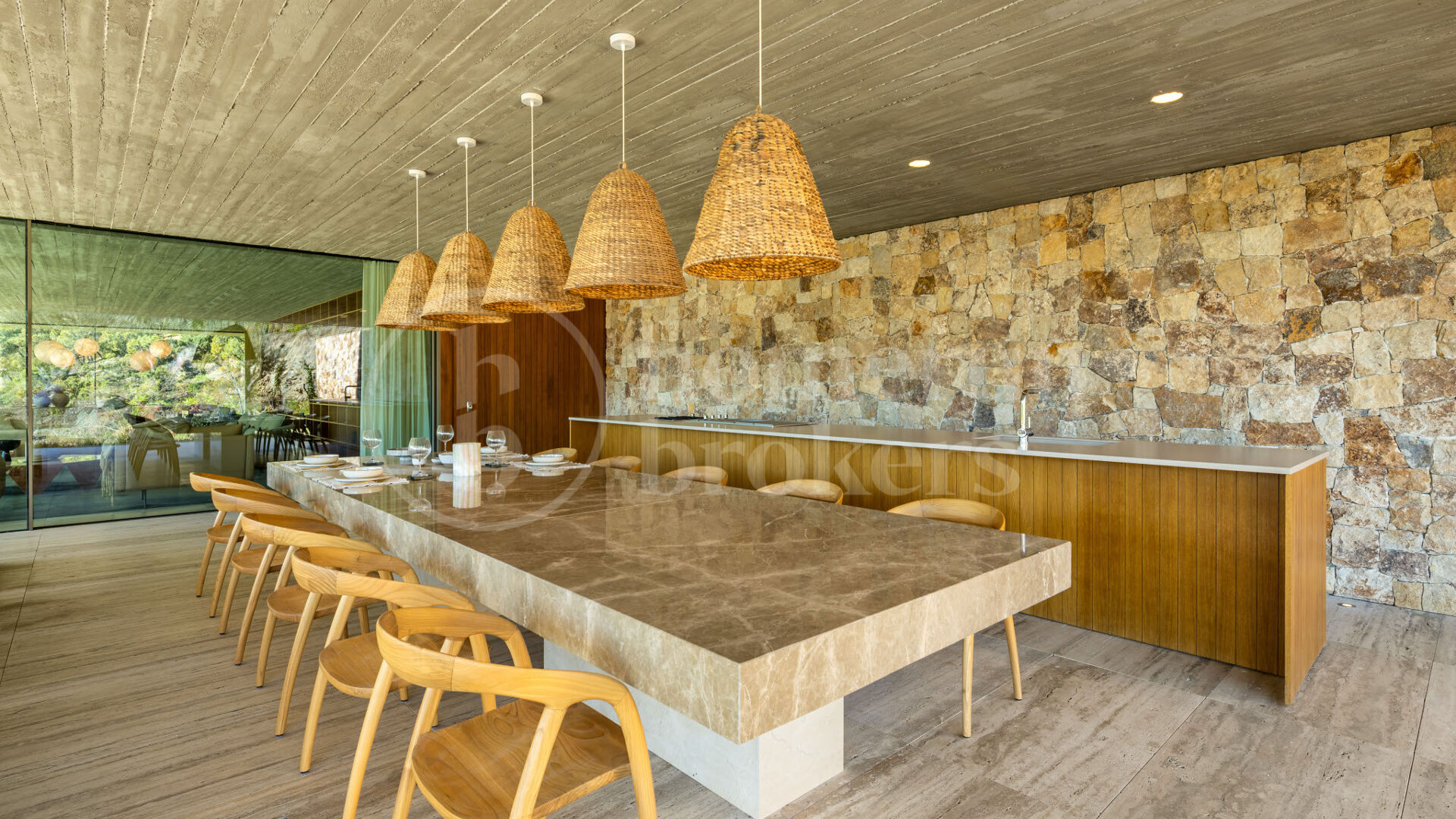 Villa Alia - Mästerverk med panoramautsikt över havet och banbrytande design i El Madroñal