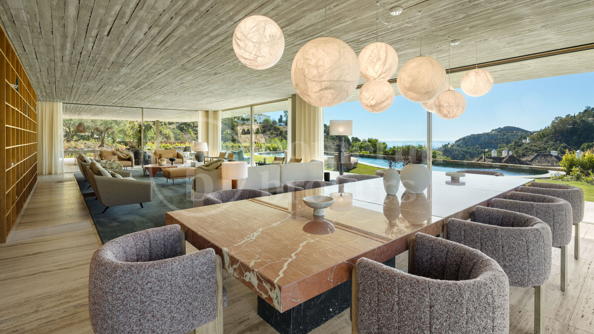 Villa Alia - Mästerverk med panoramautsikt över havet och banbrytande design i El Madroñal