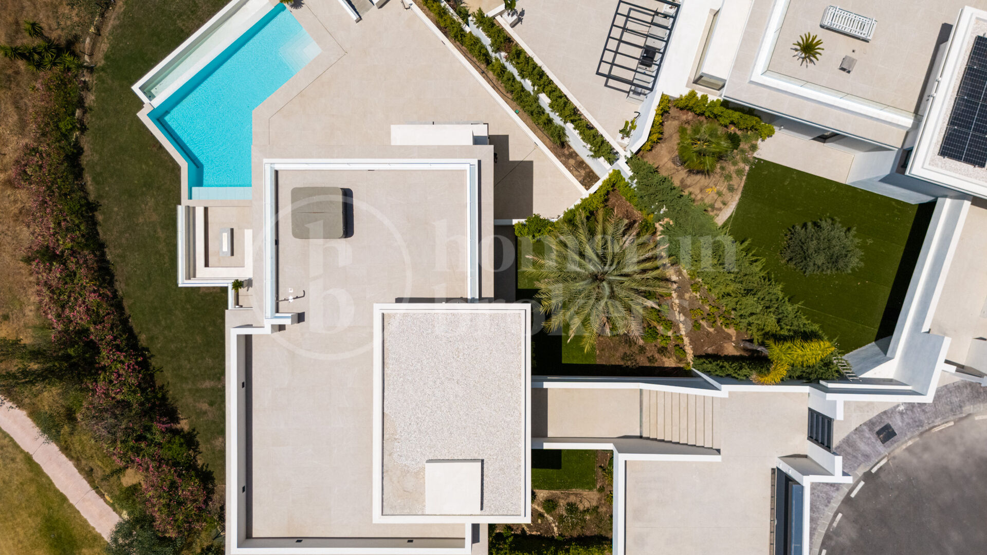 Villa Three - Modernt hus med fyra våningar med panoramautsikt över havet och golfen i La Resina