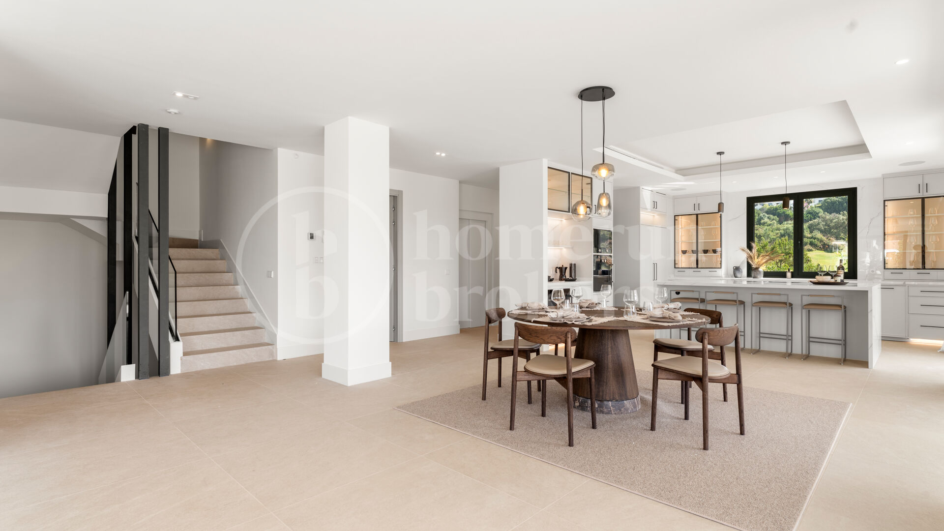 Villa Three - Modernt hus med fyra våningar med panoramautsikt över havet och golfen i La Resina