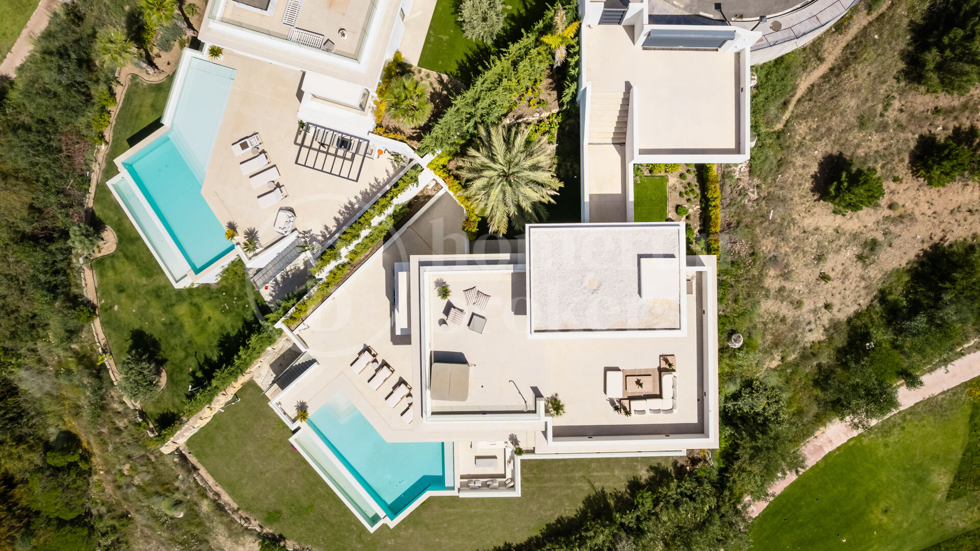 Villa Three - Modernt hus med fyra våningar med panoramautsikt över havet och golfen i La Resina