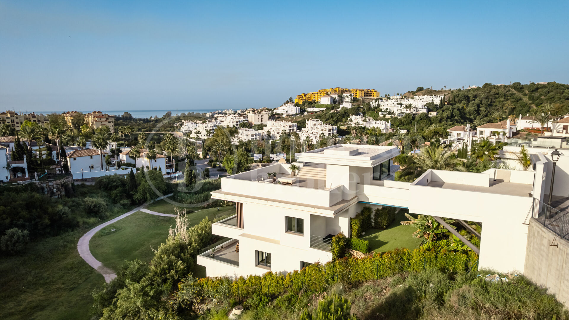 Villa Three - Modernt hus med fyra våningar med panoramautsikt över havet och golfen i La Resina