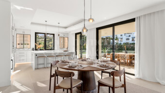 Villa Three - Modernt hus med fyra våningar med panoramautsikt över havet och golfen i La Resina