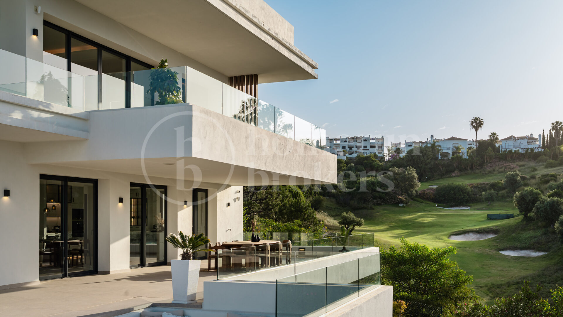 Villa Three - Modernt hus med fyra våningar med panoramautsikt över havet och golfen i La Resina