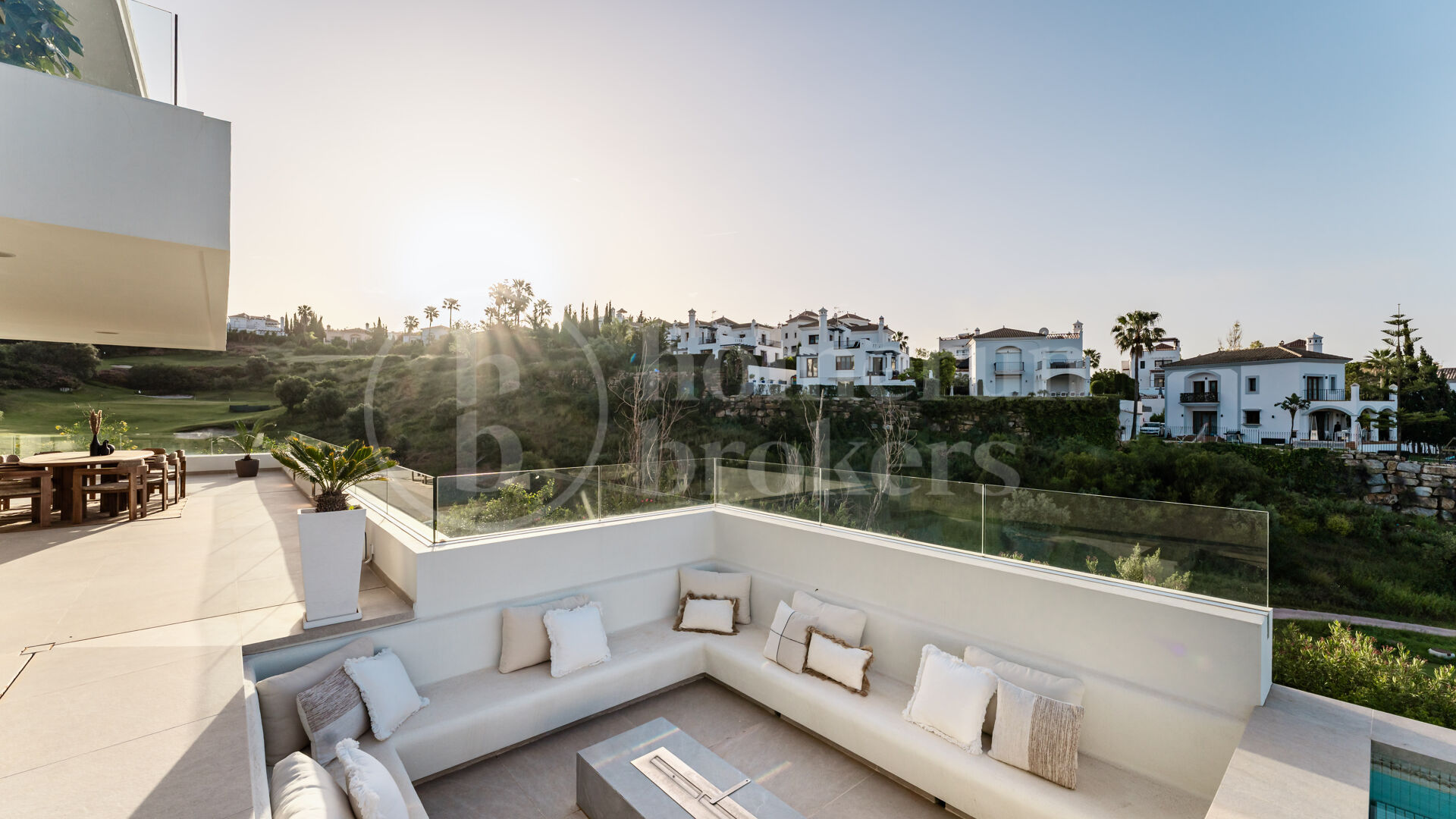 Villa Three - Modernt hus med fyra våningar med panoramautsikt över havet och golfen i La Resina