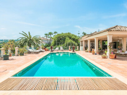 Villa Francesca - Rymlig 9 sovrum Villa med panoramautsikt i Sotogrande Alto