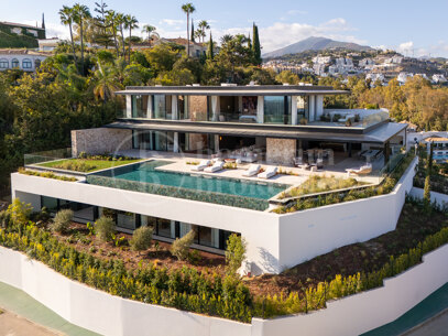 Casa Orquídea - Exceptionell modern bostad med panoramautsikt i El Herrojo Alto