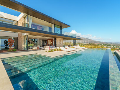 Casa Orquídea - Exceptionell modern bostad med panoramautsikt i El Herrojo Alto