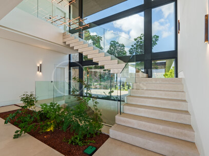 Casa Orquídea - Exceptionell modern bostad med panoramautsikt i El Herrojo Alto