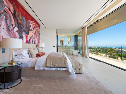 Casa Orquídea - Exceptionell modern bostad med panoramautsikt i El Herrojo Alto