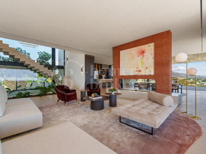 Casa Orquídea - Exceptionell modern bostad med panoramautsikt i El Herrojo Alto
