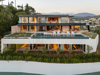 Casa Orquídea - Exceptionell modern bostad med panoramautsikt i El Herrojo Alto