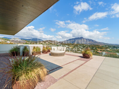 Casa Orquídea - Exceptionell modern bostad med panoramautsikt i El Herrojo Alto