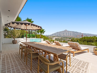 Villa Alba - Modern Medelhavet VILA med havs- och bergsutsikt