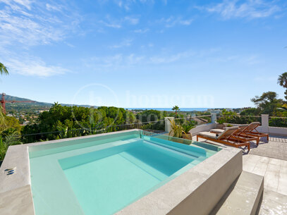 Villa Alba - Modern Medelhavet VILA med havs- och bergsutsikt