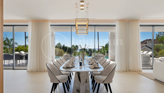 Villa George – Newly Renovated Contemporary Home with Panoramic Sea Views, Pool & Spa