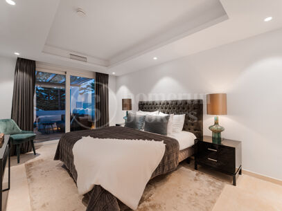 Penthouse Horizon - Elegant Three-Bedroom Duplex with Sea Views in San Pedro
