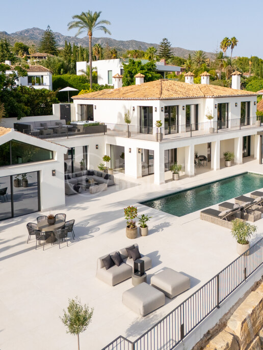 Villa Rocío – Lyxig villa i andalusisk stil till salu på Marbellas Golden Mile