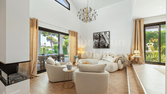 Villa Hibu – Renoverad andalusisk villa med 4 sovrum till salu i Marbella Country Club
