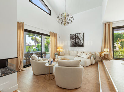 Villa Hibu – Renovated 4-Bedroom Andalusian Villa for Sale in Marbella Country Club
