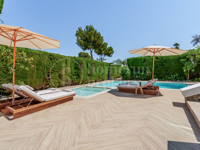 Villa Hibu – Renovated 4-Bedroom Andalusian Villa for Sale in Marbella Country Club