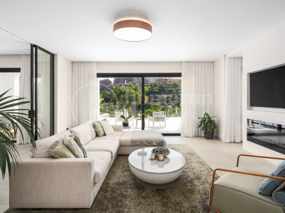 Villa Andrea - Frontline Golf Contemporary Villa in Santa Maria Golf, Elviria