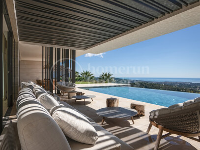 Villa Panoramah - Fantastiska Havsutsikter Till Salu i La Reserva, Sotogrande