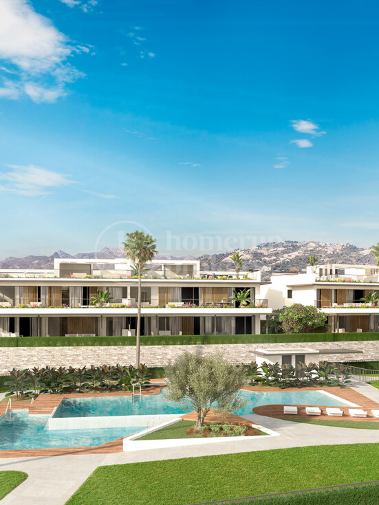 Casa Clara – Lyxig Lägenhet med 4 Sovrum på Första Parkett vid Golfbana med Havsutsikt i Östra Marbella