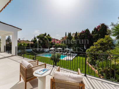Villa Zéphire - Lyxig renoverad villa med havsutsikt i Marbella Golden Mile