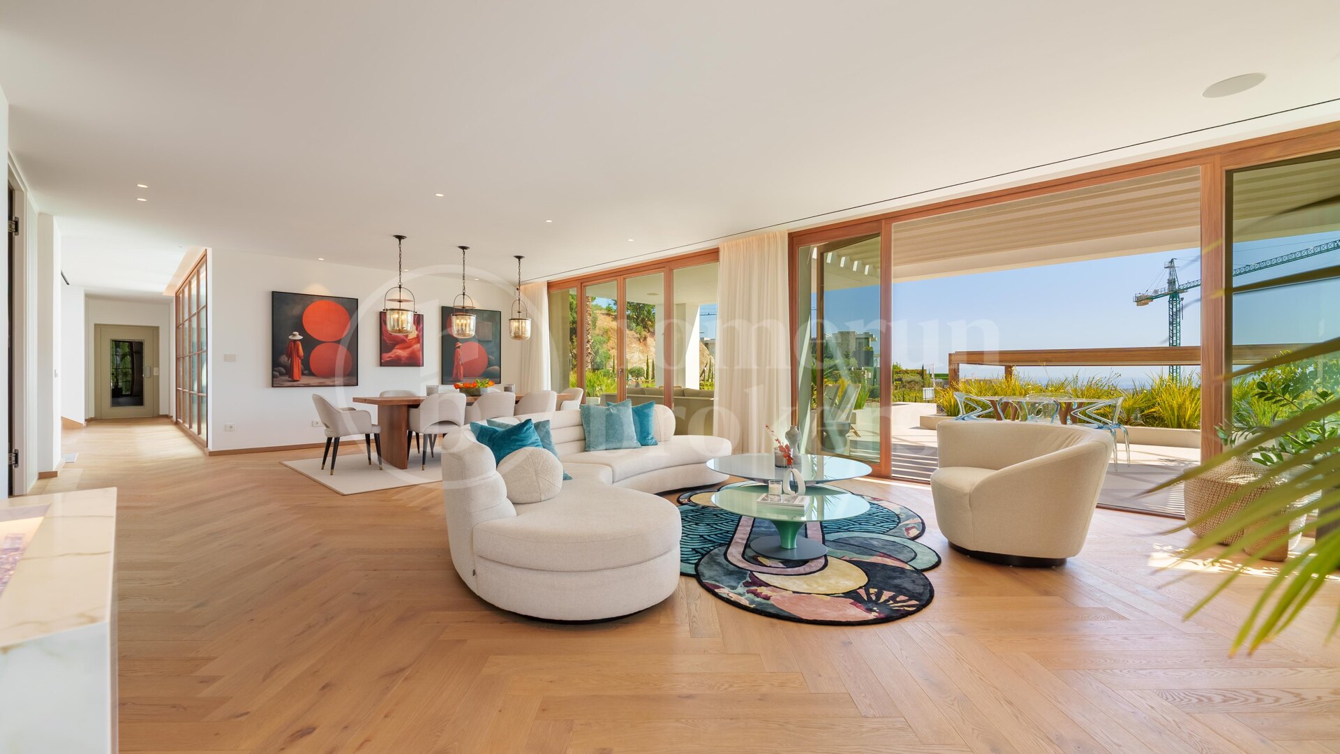 Villa Cina - Elegant 5-Bedroom Designer Villa with Panoramic Sea Views