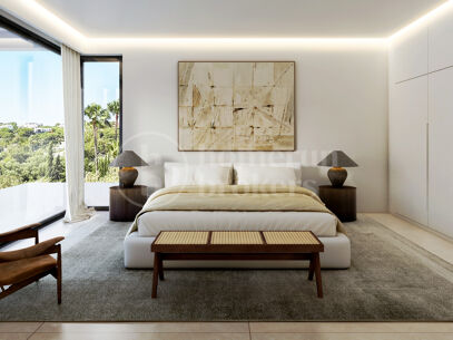 Villa Fortuna Sotogrande - Exceptionell nybyggnad med utsikt över havet och golfen