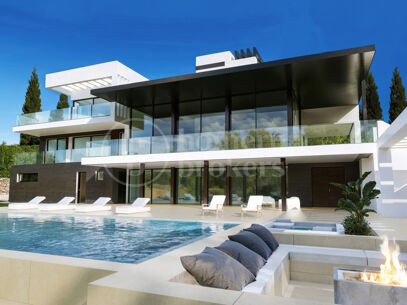 Villa Fortuna Sotogrande - Exceptionell nybyggnad med utsikt över havet och golfen