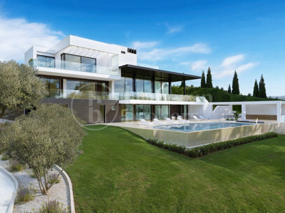 Villa Fortuna Sotogrande - Exceptionell nybyggnad med utsikt över havet och golfen