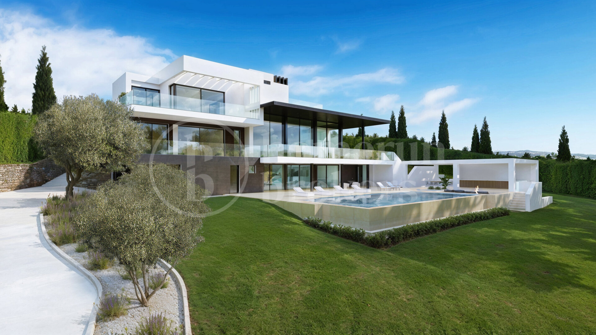 Villa Fortuna Sotogrande - Exceptionell nybyggnad med utsikt över havet och golfen