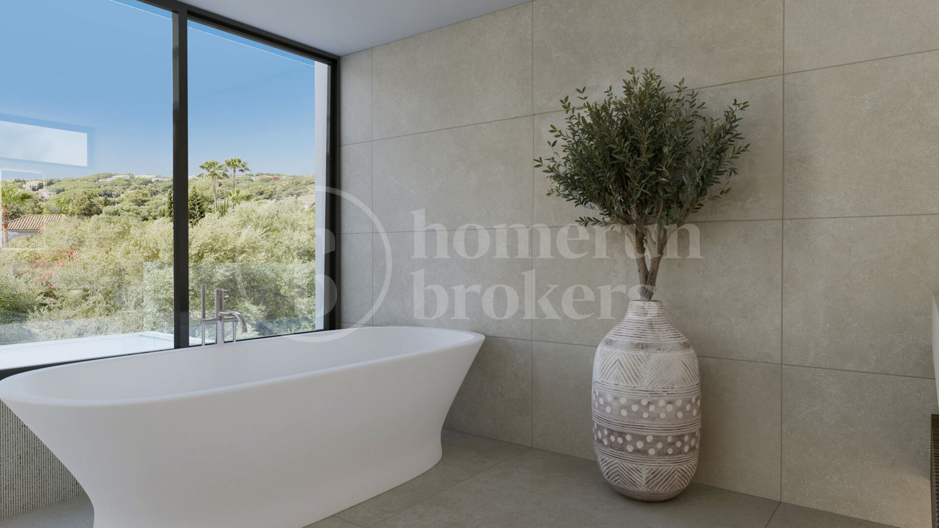 Villa Fortuna Sotogrande - Exceptionell nybyggnad med utsikt över havet och golfen