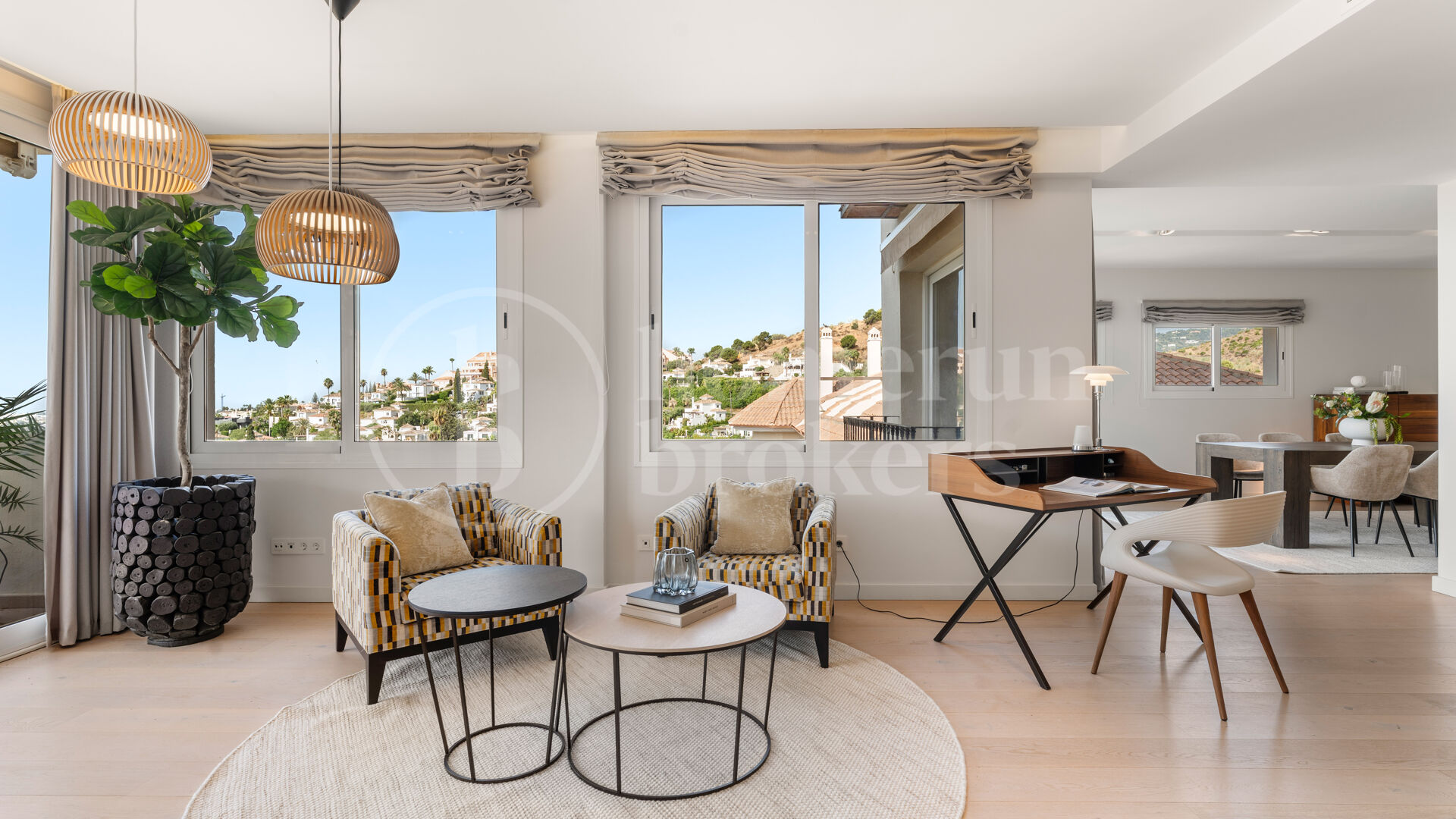 Duplex Solara – Lyxig takvåning med 4 sovrum och havsutsikt i Aloha Hill Club