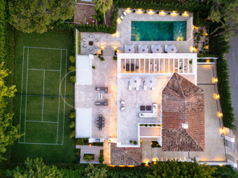 Villa Summer - Ny lyxvilla i Rocío de Nagüeles med tennisbana och havsutsikt