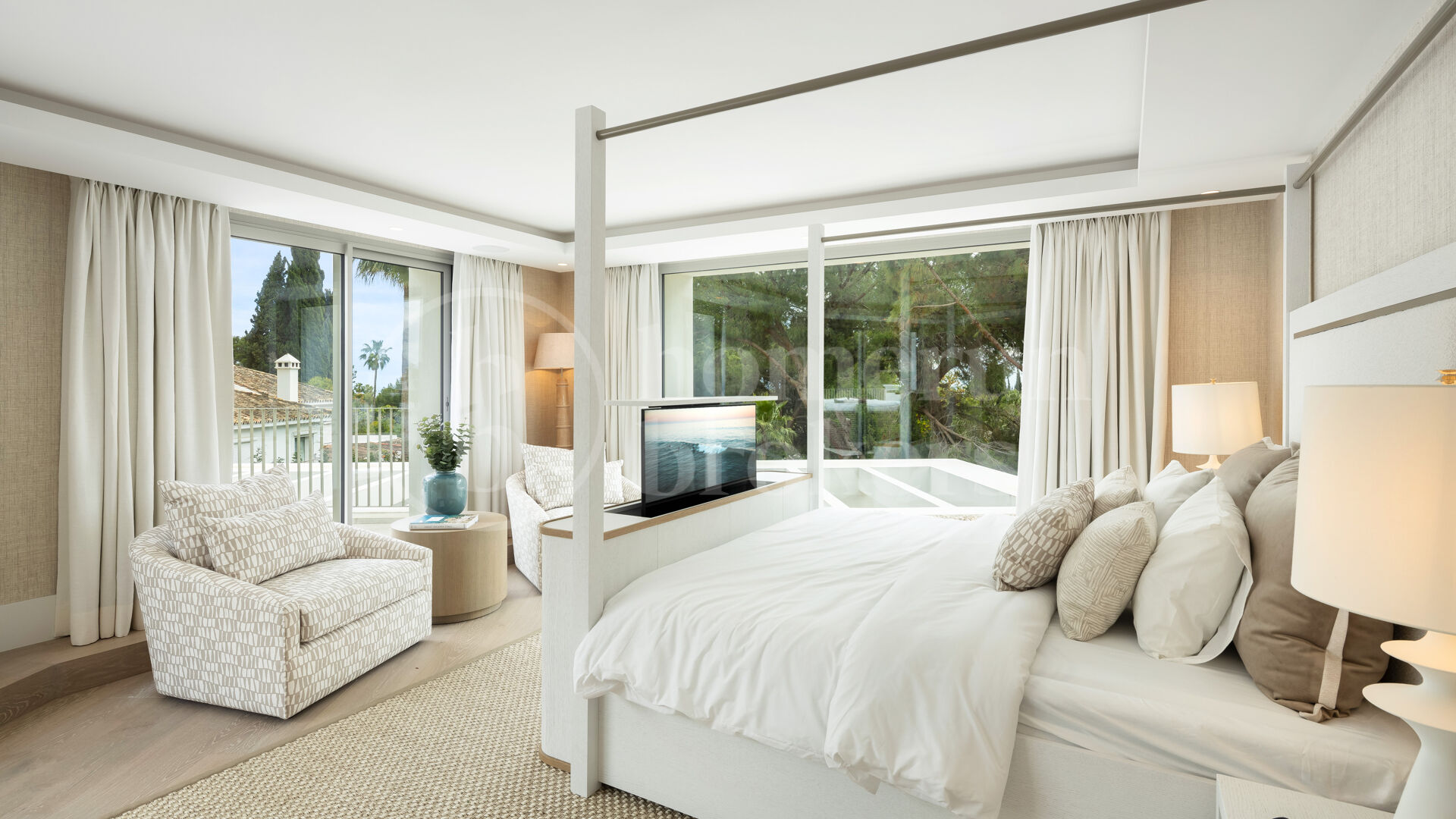 Villa Summer - Brand New Luxury Villa for Sale in Rocío de Nagüeles with Tennis Court and Sea Views