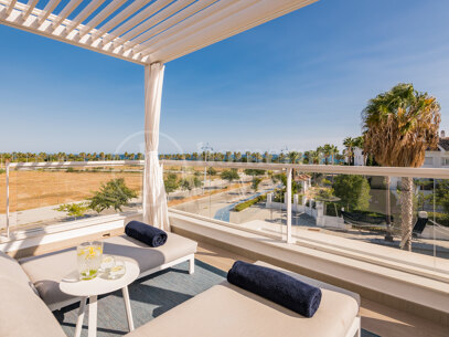 Takvåning Jade Beach - Havsutsikt Duplex takvåning steg från stranden