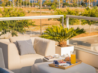 Takvåning Jade Beach - Havsutsikt Duplex takvåning steg från stranden