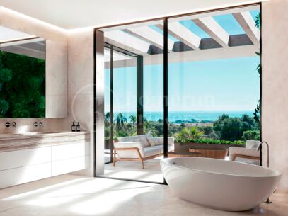 Villa Ebony - Designer Villa for Sale in La Reserva, Sotogrande with Panoramic Sea Views