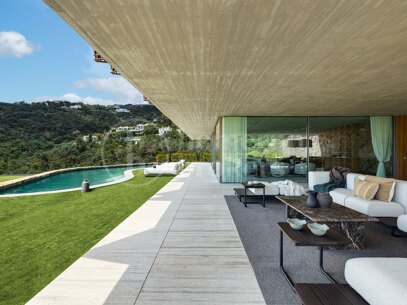 Villa Alia - Mästerverk med panoramautsikt över havet och banbrytande design i El Madroñal