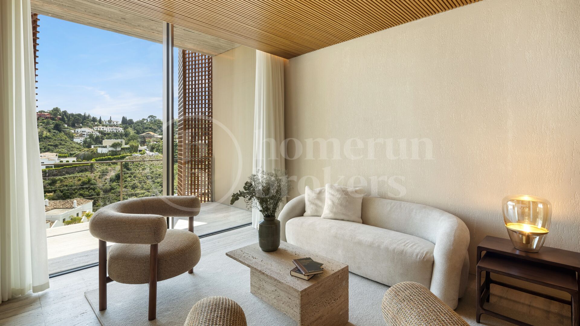 Villa Alia - Mästerverk med panoramautsikt över havet och banbrytande design i El Madroñal