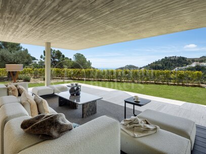 Villa Alia - Mästerverk med panoramautsikt över havet och banbrytande design i El Madroñal