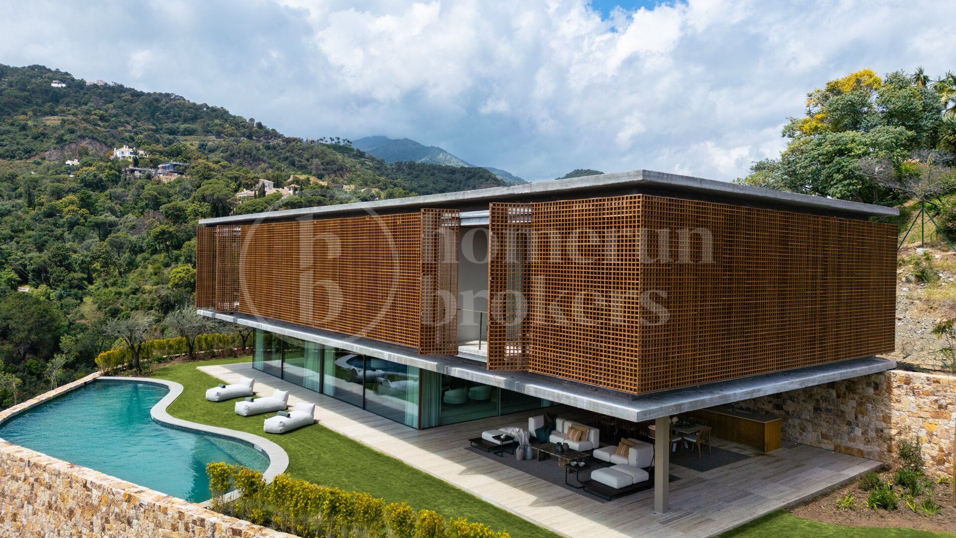 Villa Alia - Mästerverk med panoramautsikt över havet och banbrytande design i El Madroñal